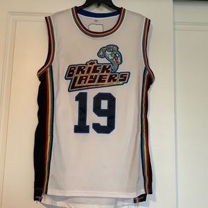 Men’s Brick layers basketball jersey size Large
